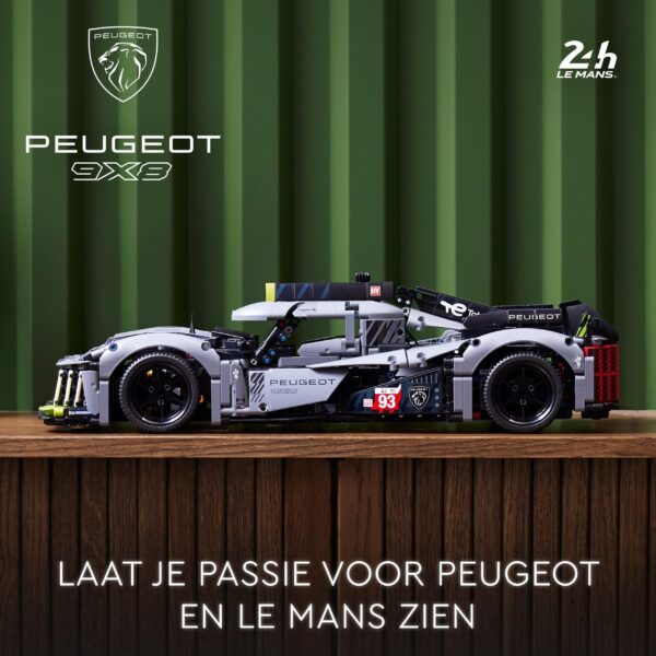 LEGO PEUGEOT 9X8 24H Le Mans Hybrid Hypercar 42156 | Technic series