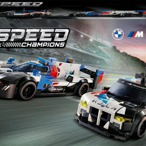 LEGO BMW M4 GT3 & BMW M Hybrid V8 race cars 76922 | Speed Champions