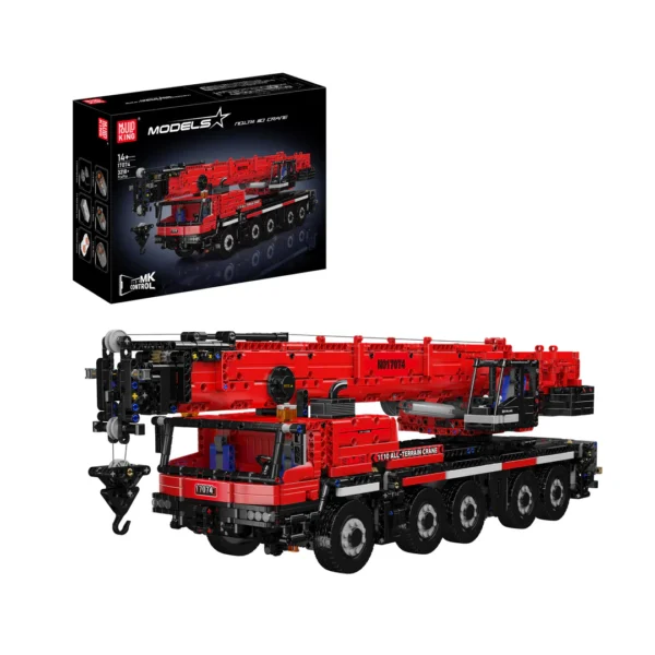 MouldKing Liebherr Crane 1100 Red 17074