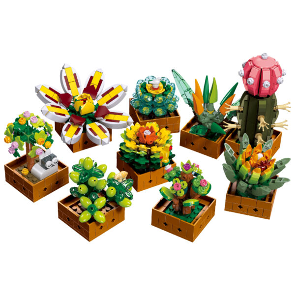Jie Star JJ9037 Succulent Building Set