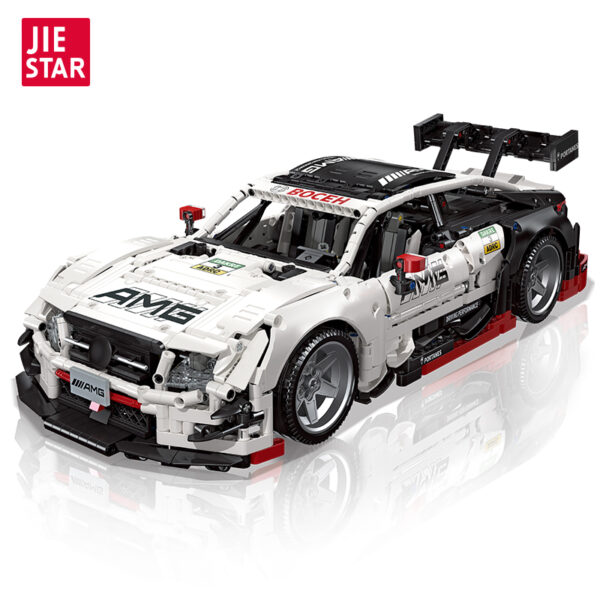 JIESTAR 58010 Motorized Mercedes-Benz AMG C63 DTM Sports Car with 2,489 pieces