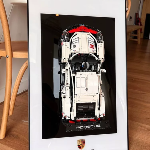 LEGO 42096 Technic Porsche 911 RSR, Adult collectible gifts for Lego car wall mounting (display wall board only)