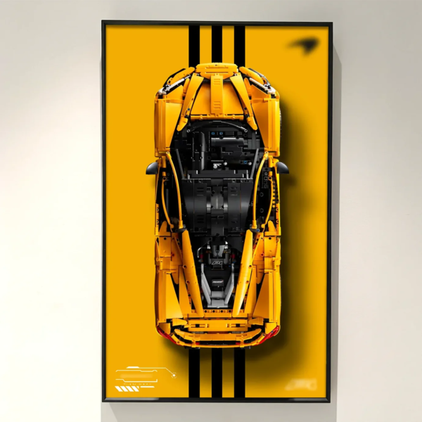 LEGO D47210 McLaren P1 Wall Mount Back Panel