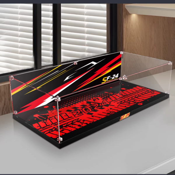LEGO 42207 Ferrari SF-24 F1 car all-in-one display case