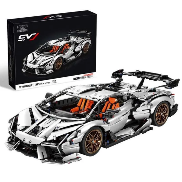 MOYU Super Sports Car in Silver | Set MY88027