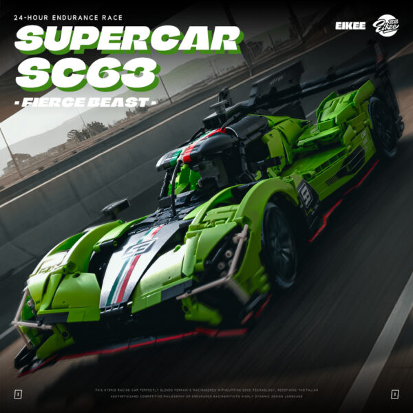 Eikee 1/8 Y18081 Le Mans [Lamborghini] SC63 Static Version