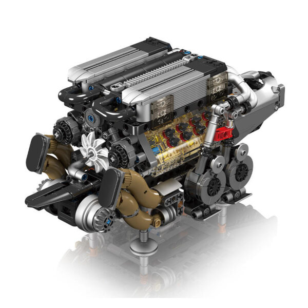 Mould King 10131 BGT Motorized W16 Engine Building Set | 952 Pieces