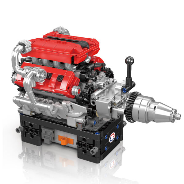 Mould King 10204 Italian V8 Engine Building Set | 750 Pieces