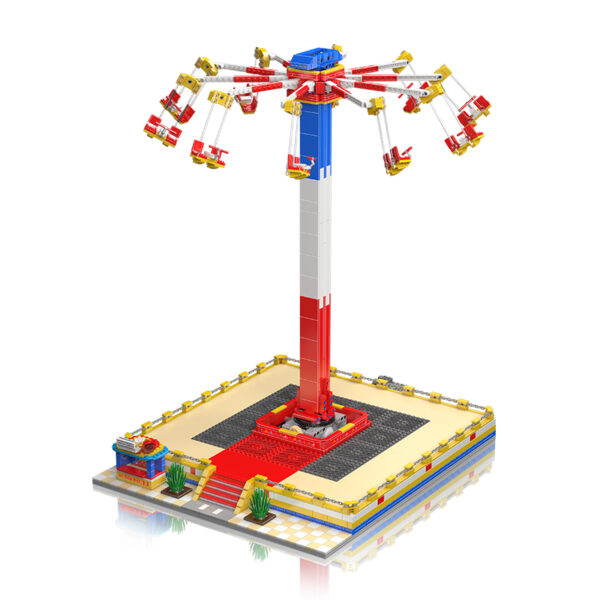Mould King 11016 Electric Flying Swing Ride Building Set | 1,581 Pieces