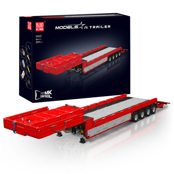 MOULD KING 19015T FH16 Pneumatic Trailer Building Set | 3,399 Pieces
