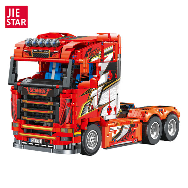 Jie Star JJ9070 MOC Heavy Duty Truck Building Block Set