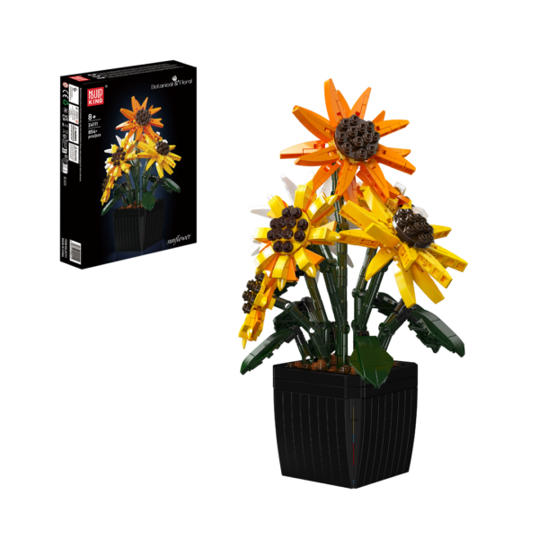 Mould King 24111 Potted Sunflower building set | 854 pieces