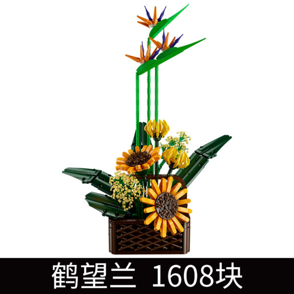 Mould King 10024 Bird of Paradise Flower Bouquet Building Set | 1,608 pcs