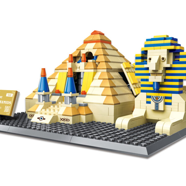 WANGE 4210 Pyramids of Giza, Egypt Building Blocks