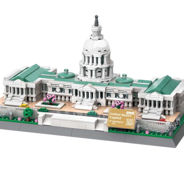 Wange 5235 Creator Expert Architecture: United States Capitol – Modular Building Blocks, 1074 Pieces – Building Block Toy from China