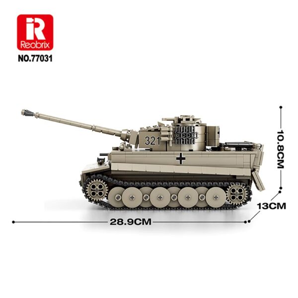 Reobrix Tiger I Tank 77031