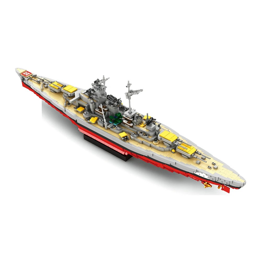 source-1-185.jpg Reobrix Bismarck Battleship 1:300 World of Warships R77051