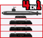Cobi Sous-Marin SNLE 4859