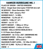 Cobi Hawker Hurricane (No.302 Sqn.RAF) 5762