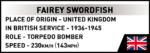 Cobi Fairey Swordfish - Executive Edition 5769