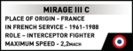 Cobi Mirage IIIC 5930